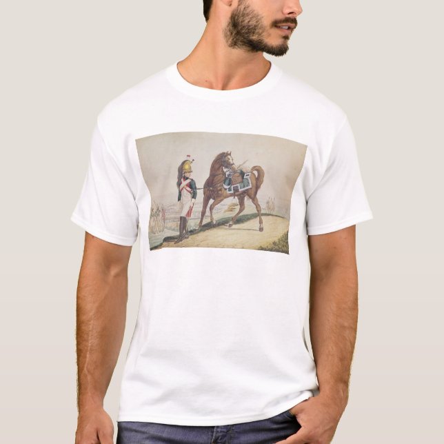Dragoner der französischen Kaiserarmee T-Shirt (Vorderseite)
