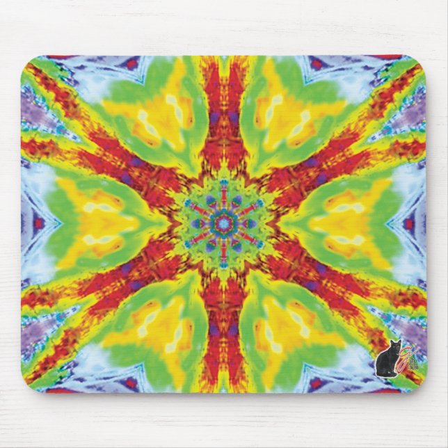 Dragoneye Kaleidoscope Mouse Pad Mousepad (Vorne)