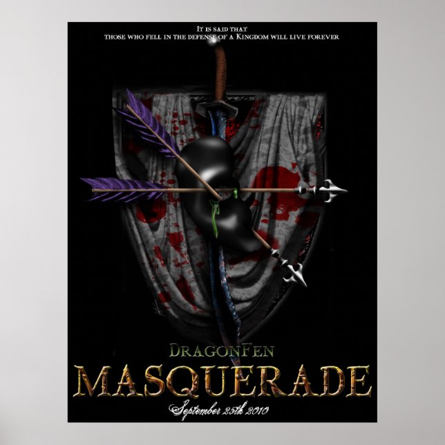 DragonFen Masquerade Poster (Vorne)