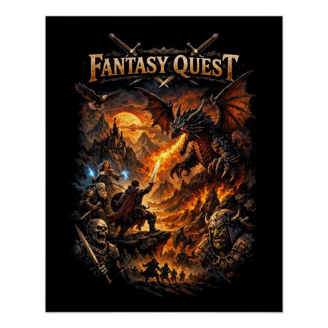 Dragonfire Quest Poster (Vorderseite)