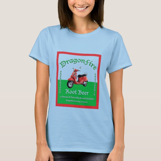 DragonFire Root Beer Women's Shirt (Vorderseite)