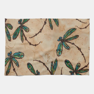Dragonfis Rustikale Creme Handtuch