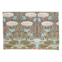 Dragonfis Water Lilies Marsh Art Nouveau