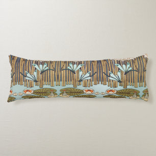 Dragonfis Water Lilies Marsh Art Nouveau Seitenschläferkissen