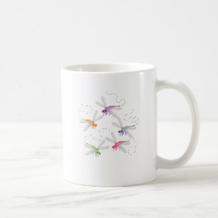 Dragonfis Whimsical Cartoon Art Tasse