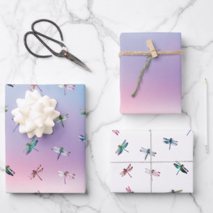 Dragonflies Believe Geschenkpapier Set