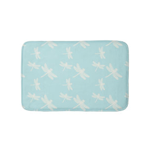 Dragonflies Blaues Cremmuster Badematte