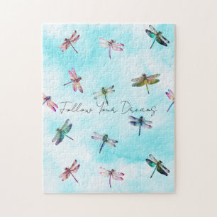 Dragonflies Blue Sky Puzzle