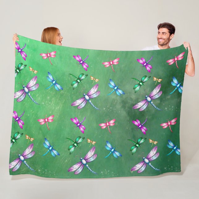 Dragonflies Fleecedecke (Beispiel)