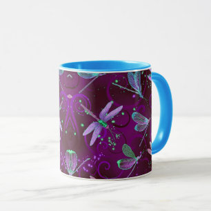 Dragonflies Lila Dreams 11oz Combo Tasse