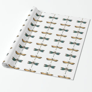 Dragonflies Paper Wrap Geschenkpapier