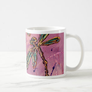 Dragonflies Pink Fizz Tasse