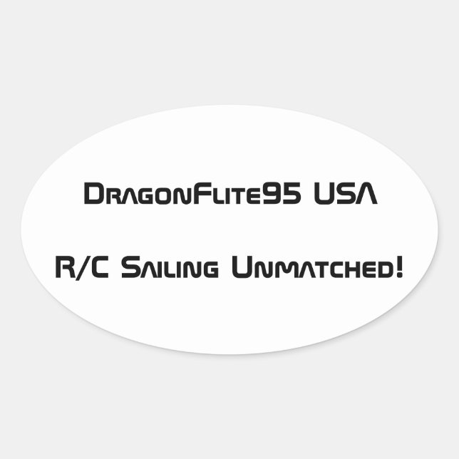 DragonFlite 95 USA Sticker (Vorderseite)
