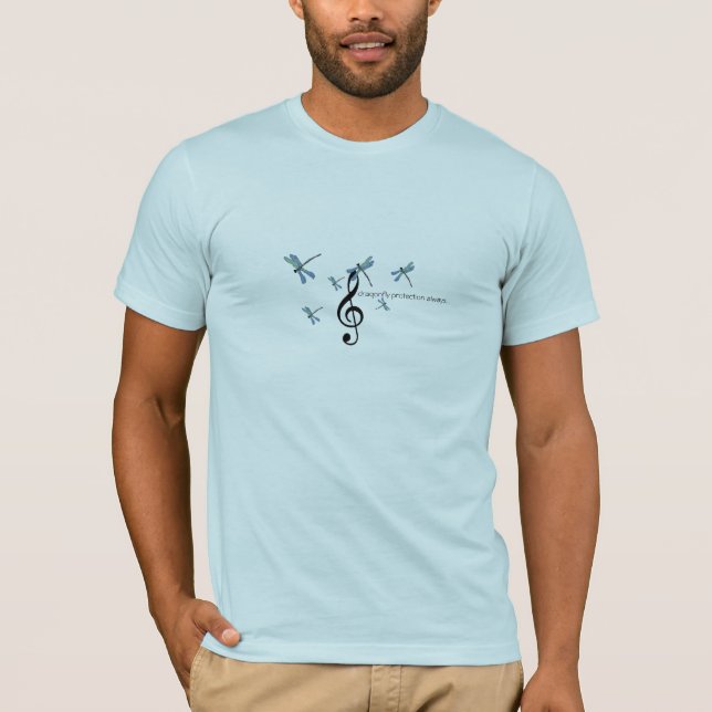 dragonfly1, treble_cleff, dragonfly1, Libelle… T-Shirt (Vorderseite)