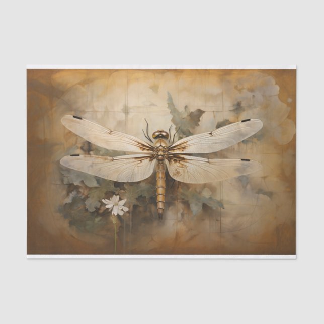 Dragonfly 4 Decoupage Seidenpapier (Vorderseite)