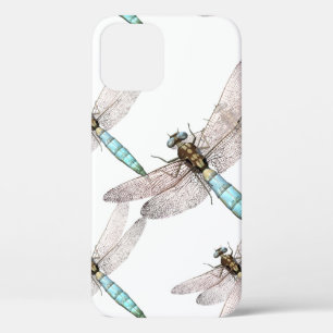 Dragonfly Air Force on White Background Case Mate