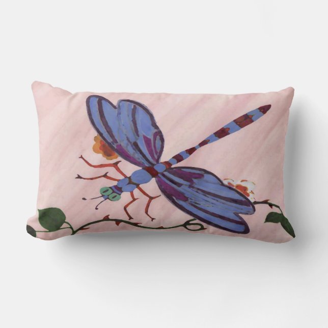 Dragonfly American MoJo Pillows Lendenkissen (Vorderseite)