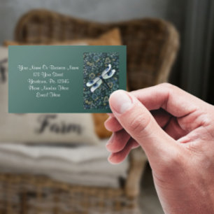 Dragonfly and Calico Business Card Visitenkarte