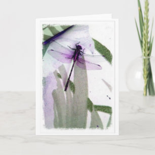 Dragonfly Art Card Karte