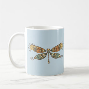 DRAGONFLY ART KAFFEE TASSE