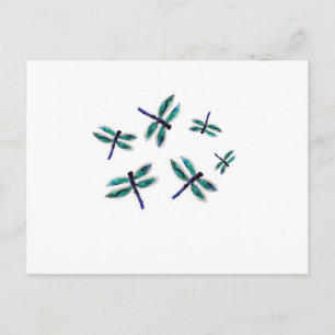 Dragonfly Art Postkarte