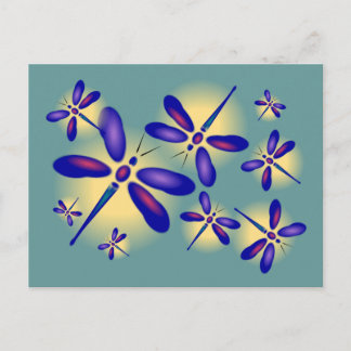 Dragonfly Art Postkarte