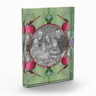 Dragonfly auf Dogwood Frucht kreieren Sie Ihre eig Fotoblock