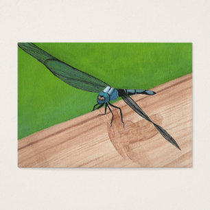 Dragonfly auf einer Rail Artist Trading Card