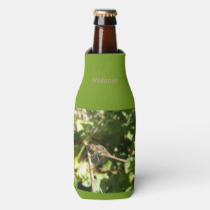 Dragonfly auf einer Twig Personalisierten Flasche  Flaschenkühler