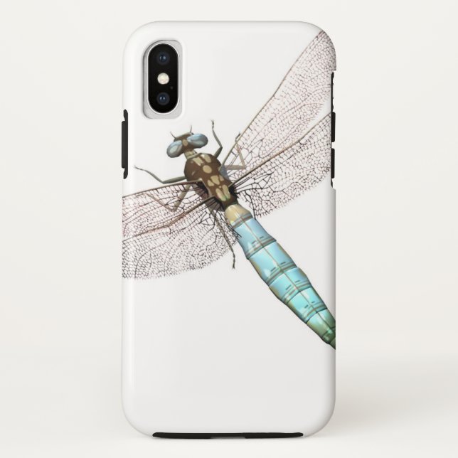 Dragonfly auf Weiß Case-Mate iPhone Hülle (Rückseite)