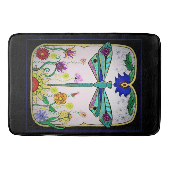 Dragonfly Badematte (Vorderseite)