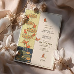 Dragonfly Belle Epoque Art Nouveau Wedding Einladung<br><div class="desc">Genießen Sie den Geist der Romantik und des künstlerischen Ausdrucks mit unserer "Belle Epoque Art Nouveau Dragonfly Wedding Invitation". Diese Karte zeichne Inspiration aus der Zeit der Belle Epoque und erfasst die exquisite und dynamische Kunst des Jugendstils. Ein ruhiger Teich, gerahmt von einer Melange blühender Blume, wird zu einer Tanzfläche...</div>