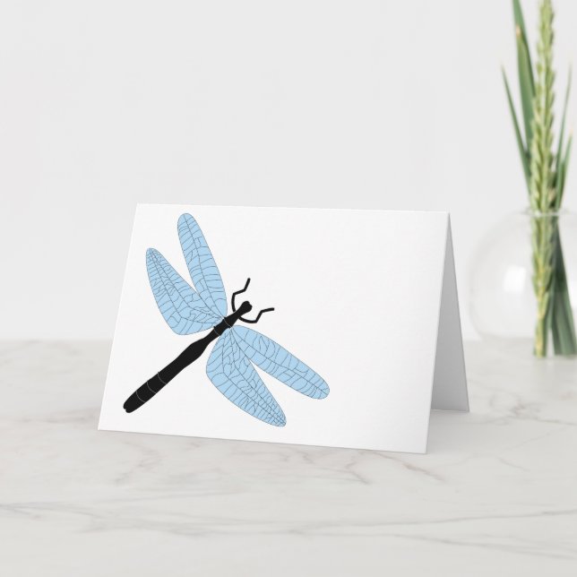 Dragonfly Birthday Karte (Vorderseite)