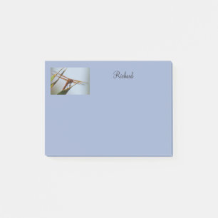 Dragonfly Blue Personalisiert Post It Notes 4x3 Post-it Klebezettel