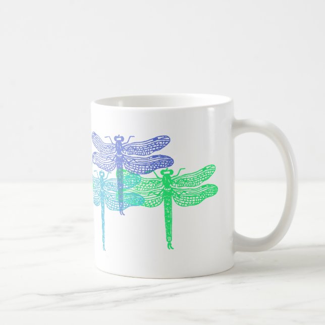 Dragonfly-Blues-Tasse Tasse (Rechts)