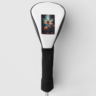 Dragonfly Blume Kunst, Dichtung Golf Headcover