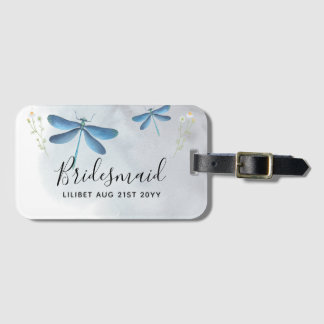 DragonFly BRIDESMAID Brautparty Personalisiert Gepäckanhänger
