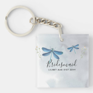 DragonFly BRIDESMAID Brautparty Personalisiert Schlüsselanhänger