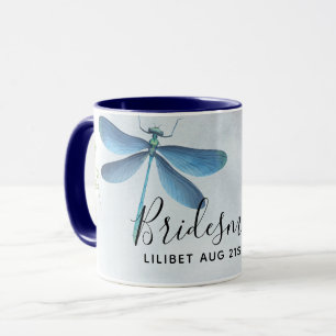 DragonFly BRIDESMAID Brautparty Personalisiert Tasse