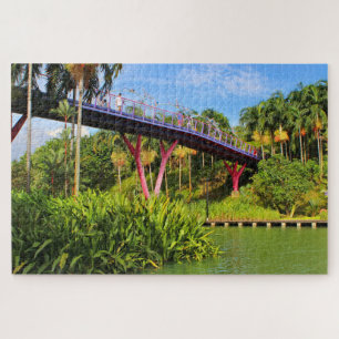 Dragonfly Bridge and lake, Singapur Puzzle