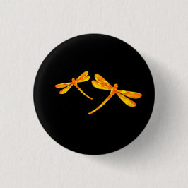 Dragonfly Button - Feuer