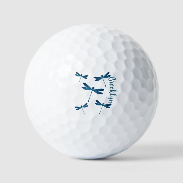 Dragonfly-Cartoon Golfball (Vorderseite)