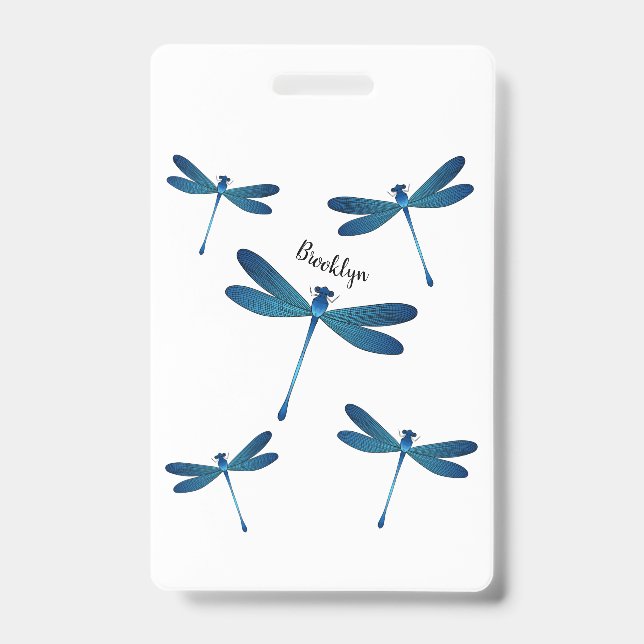Dragonfly cartoon illustration  ausweis (Vorderseite)