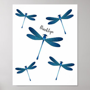 Dragonfly-Cartoon Poster