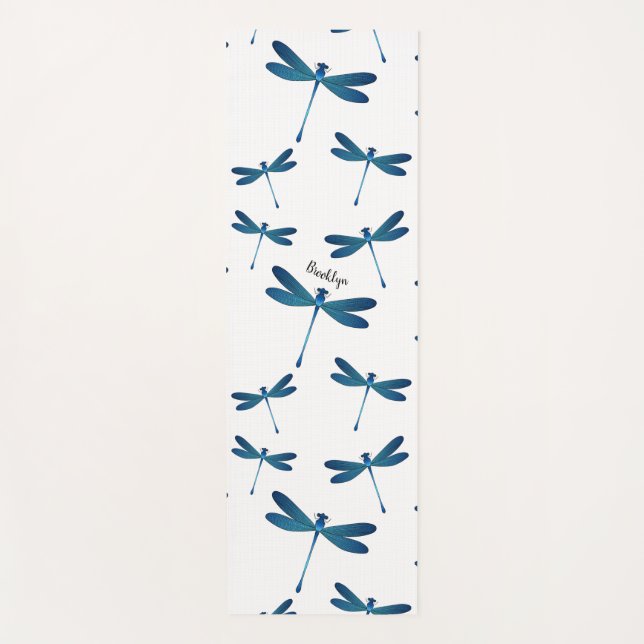 Dragonfly-Cartoon Yogamatte (Vorderseite)