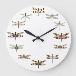 Dragonfly Clock Große Wanduhr