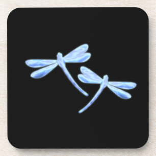 Dragonfly Coasters - Eisglanz Getränkeuntersetzer