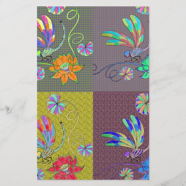 Dragonfly Collage (Vorderseite)