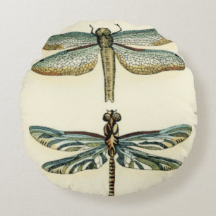 Dragonfly Collection von Chariklia Zarris Rundes Kissen