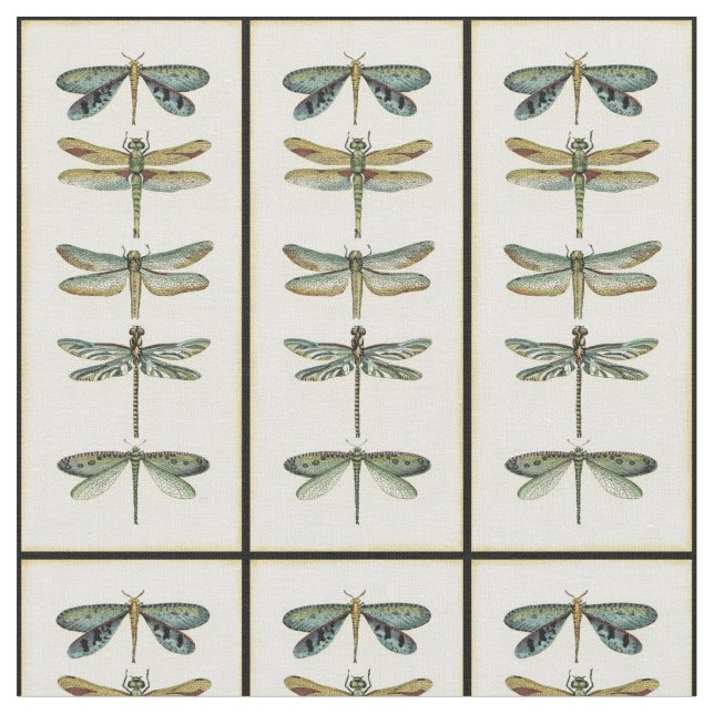 Dragonfly Collection von Chariklia Zarris Stoff (Nahaufnahme)